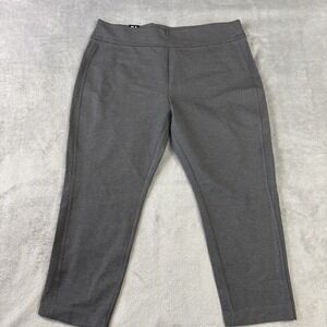 Express Pants Women 2XL Ponte Dress Charcoal Heather Office Business Preppy NWT